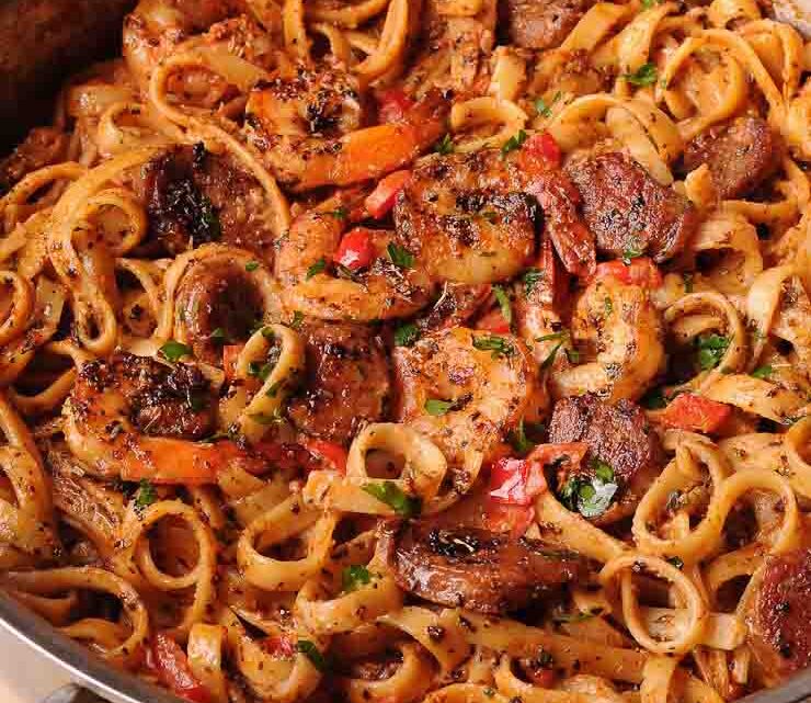 Spicy Cajun Shrimp Pasta Recipe